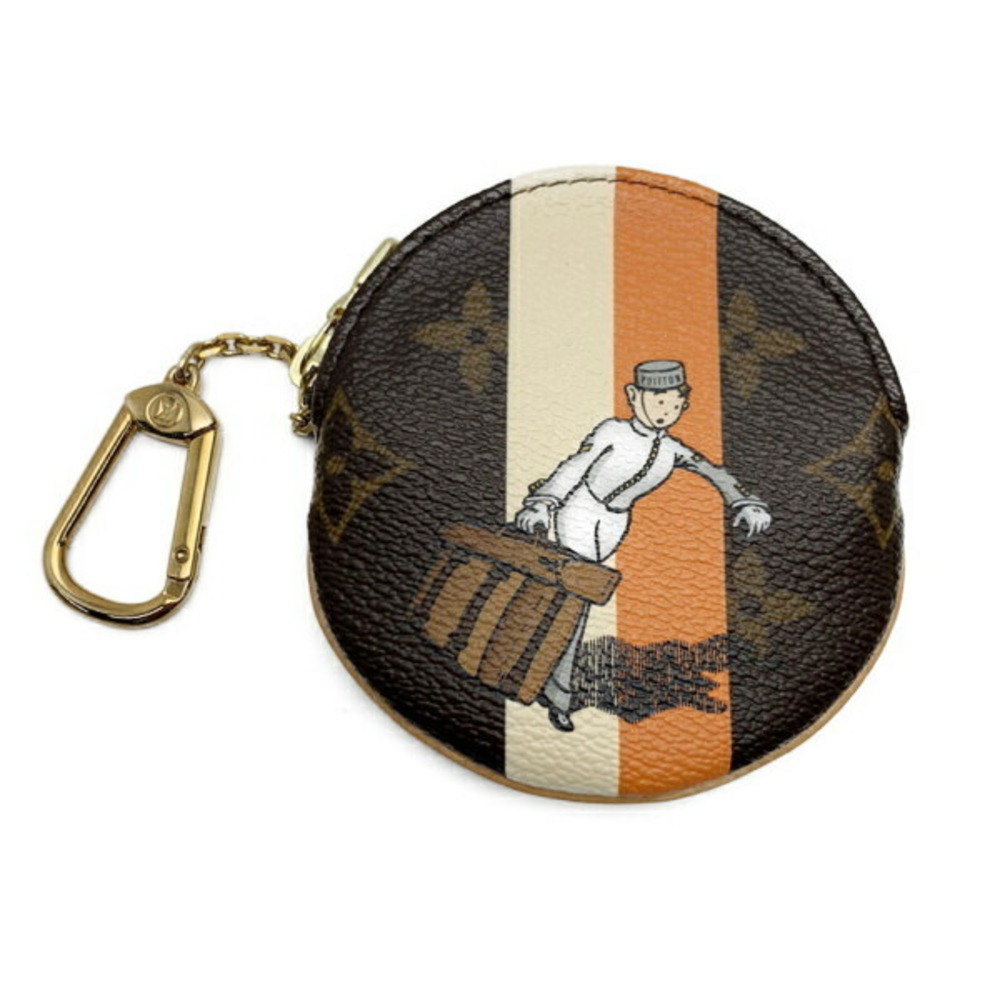 Louis Vuitton Groom Wallet Porte Monnaie Long Orange Round - Picture 1 of 5